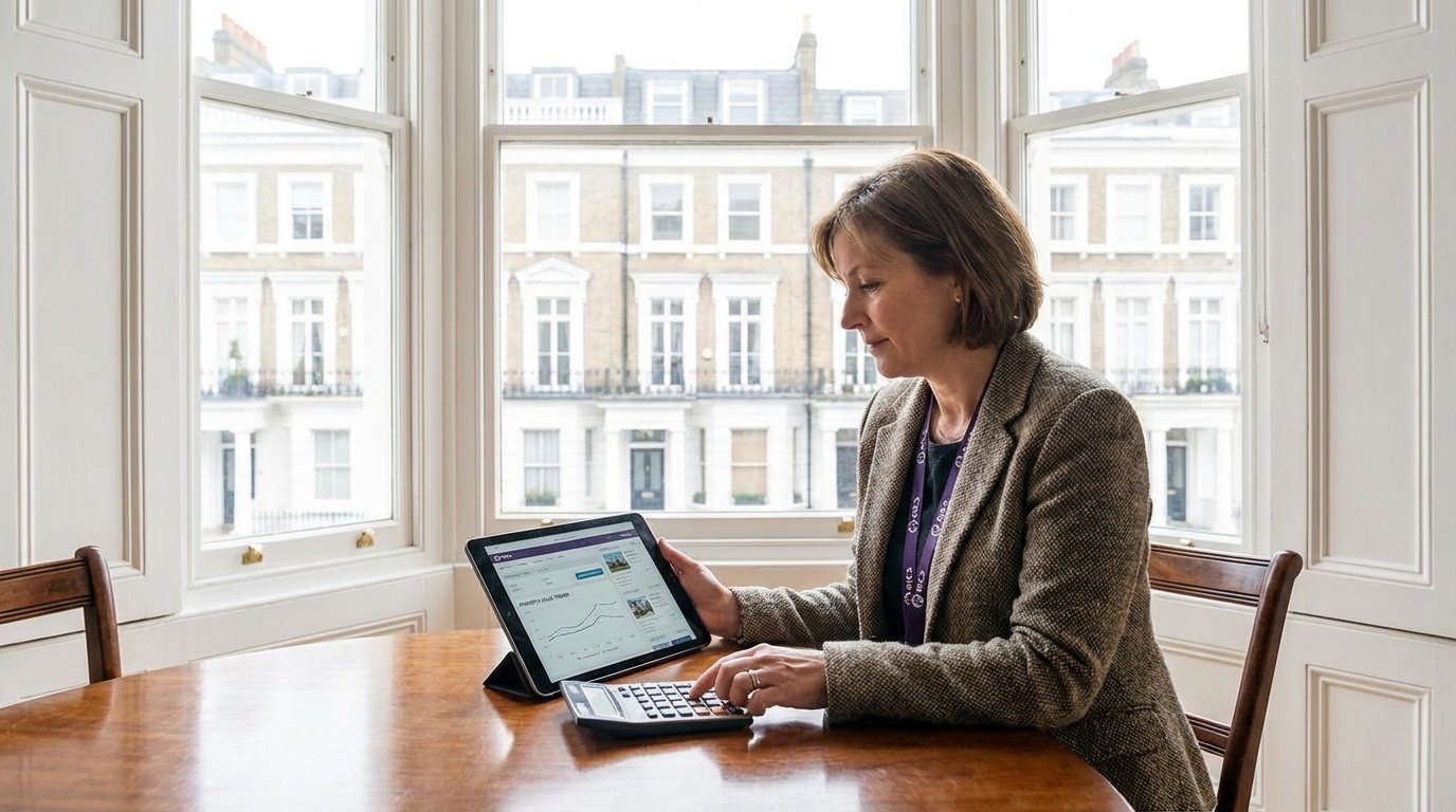 RICS surveyor conducting property valuation