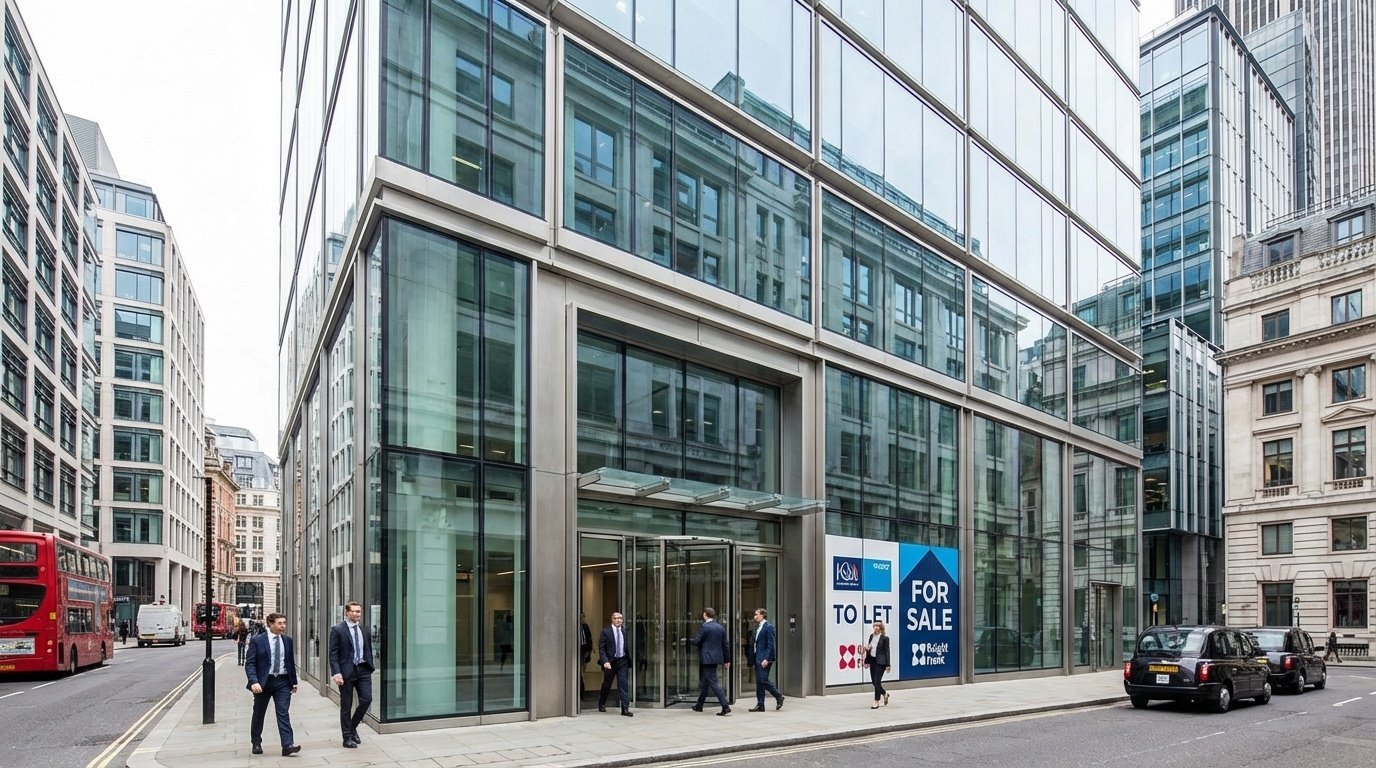 Modern commercial office building in West End London