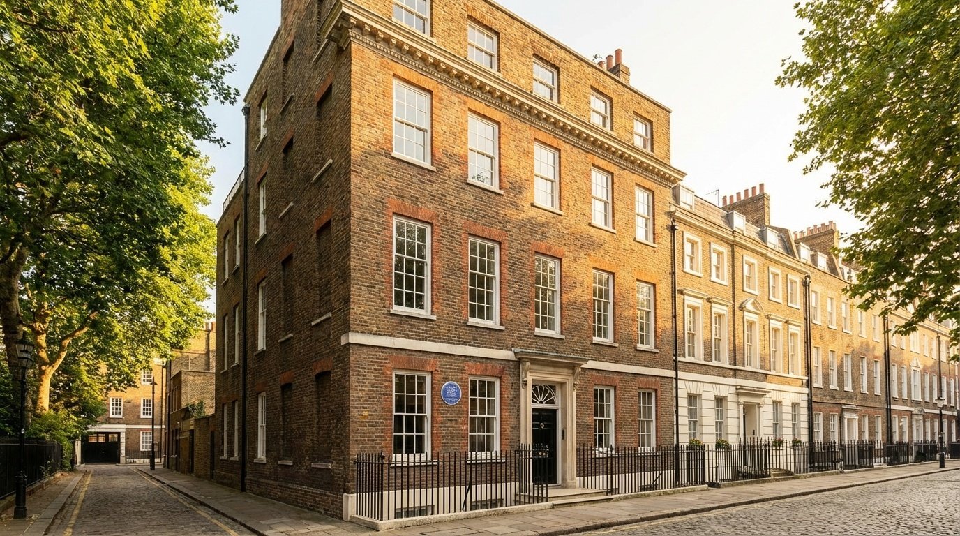 Beautiful listed building with heritage blue plaque